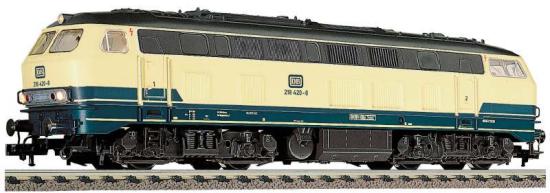Diesel locomotive BR 218.4 with Digital Sound<br /><a href='images/pictures/Fleischmann/74233.jpg' target='_blank'>Full size image</a>
